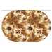 Маленькое фото Ковер Merinos Laguna d490 BROWN 1,00*2,00 овал