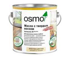  Масло Osmo бесцветное с твердым воском Original 3032 шелковисто-матовое (0,75 л)