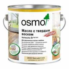  Масло Osmo бесцветное с твердым воском Original 3062 матовое (0,125 л)