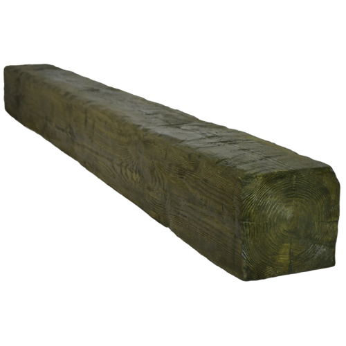 Фото Балка декоративная из полиуретана Arno Decor Рустик 195х195мм Дуб болотный, длина 1м