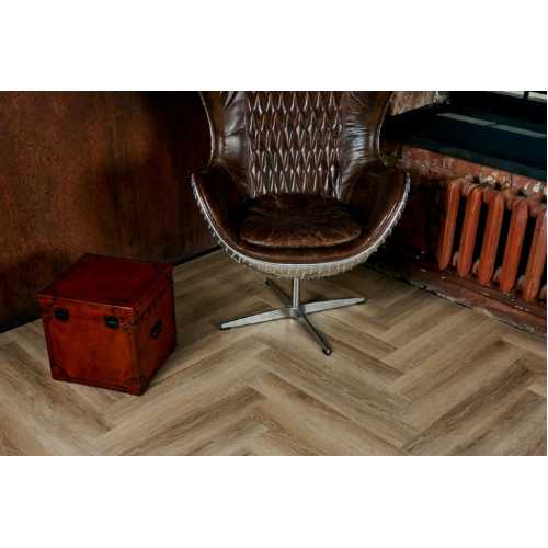 Фото Плитка ПВХ Vinilam Herringbone Паркет Классический IS11166, 43 класс (720х120х6.5 мм)