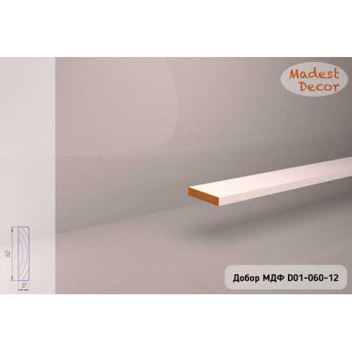Фото Добор МДФ под покраску Madest Decor D01-060-12
