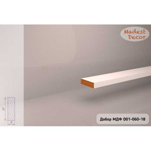 Фото Добор МДФ под покраску Madest Decor D01-060-18