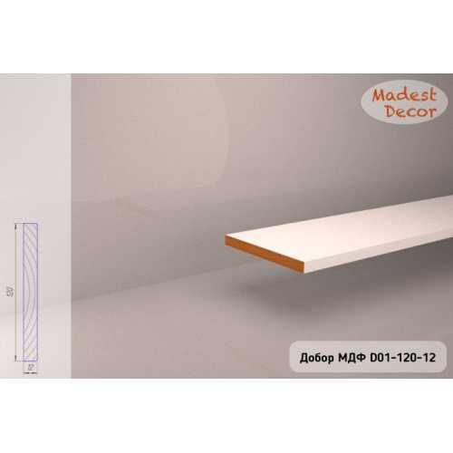 Фото Добор МДФ под покраску Madest Decor D01-120-12