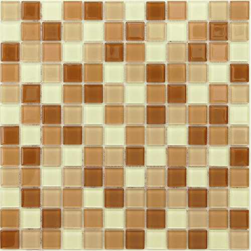 Фото Мозаика стеклянная Caramelle Acquarelle Verbena 23х23 (298х298х4 мм)