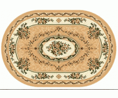Ковер Merinos Laguna 5444 BEIGE ОВАЛ 1,00*2,00