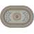 Ковер Merinos Sierra D504, BLUE-BROWN 1,50*1,90 овал