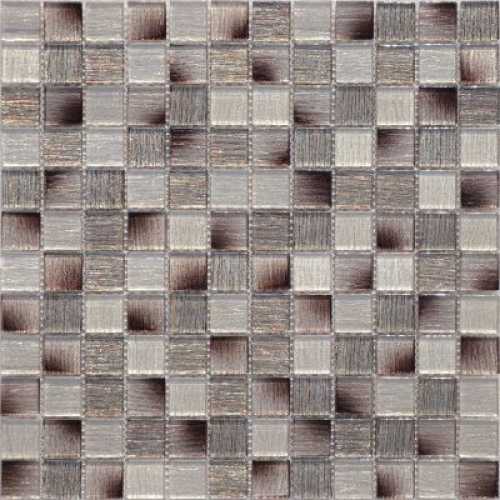 Фото Мозаика стеклянная Caramelle Silk Way Copper Patchwork 23х23 (298х298х4 мм)