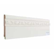 Плинтус напольный под покраску Finitura Decor МДФ 70х16мм, вставка фигурная 10*18 Плинтус напольный под покраску Finitura Decor МДФ 70х16мм, вставка фигурная 10*18