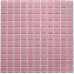 Маленькое фото Мозаика стеклянная Bonaparte Pink glass 25х25 (300х300х4 мм)