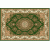Ковер Merinos Laguna d285 Green Овал 1,50*1,90