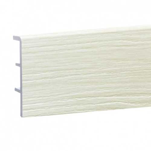 Фото Плинтус напольный Rico Concept 80 Лиственница белая RC80023, 80х20х2200 мм