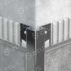 Антивандальный профиль для керамической плитки ZCP 12/30, длина 2700 мм